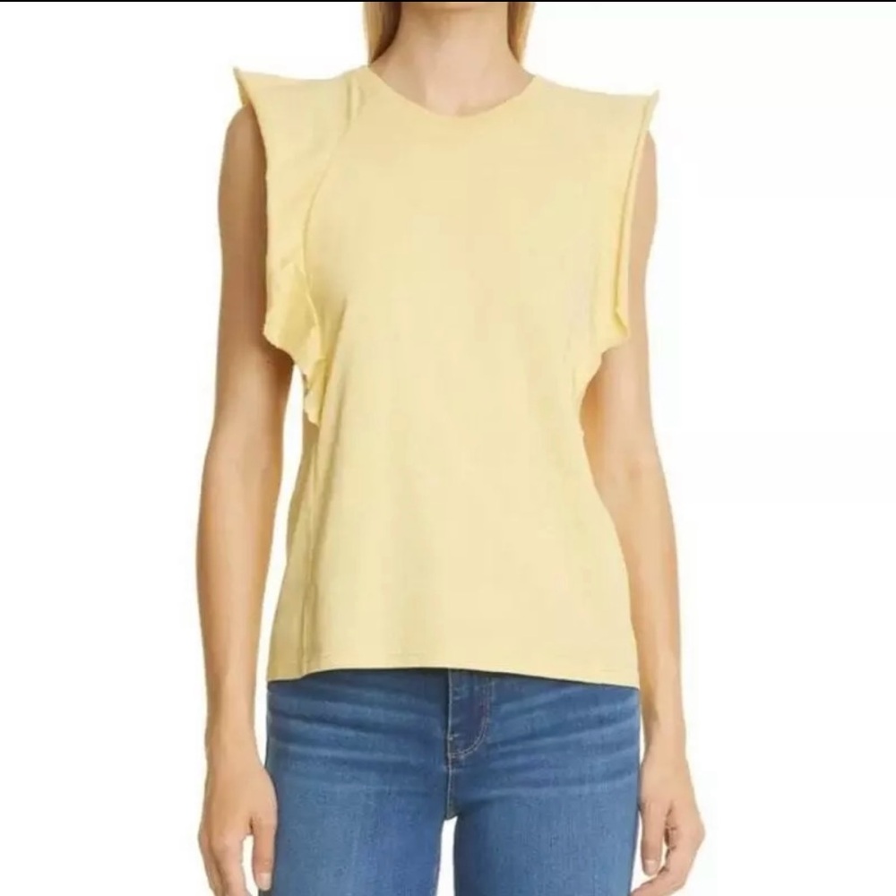 FRAME Denim Yellow Muscle Shirt